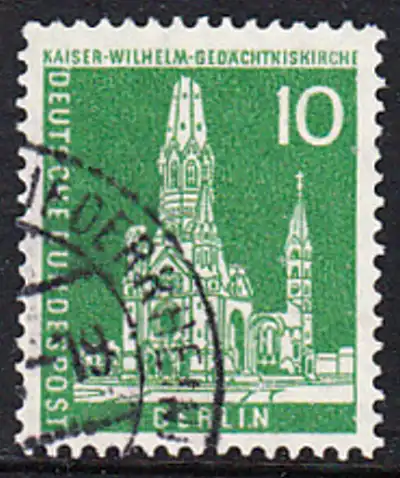 BERLIN 1956 Michel-Nummer 144 gestempelt EINZELMARKE (g)