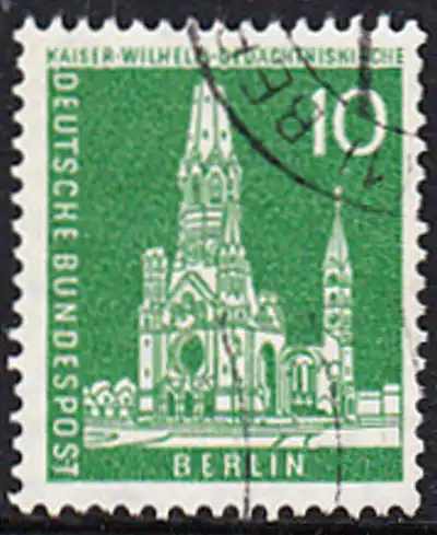 BERLIN 1956 Michel-Nummer 144 gestempelt EINZELMARKE (h)