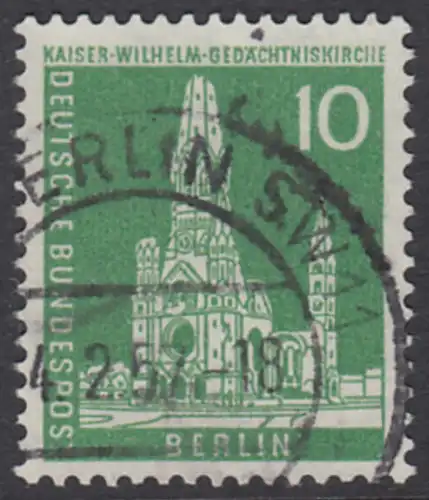 BERLIN 1956 Michel-Nummer 144 gestempelt EINZELMARKE (a)