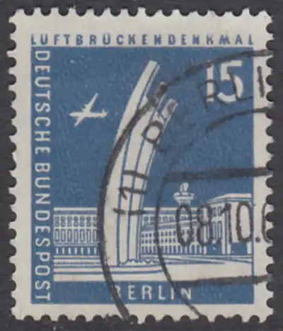 BERLIN 1956 Michel-Nummer 145 gestempelt EINZELMARKE (o)