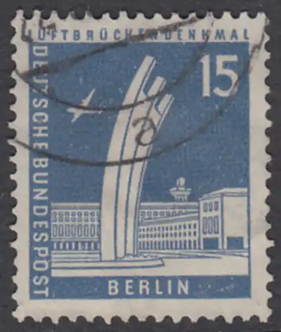 BERLIN 1956 Michel-Nummer 145 gestempelt EINZELMARKE (n)