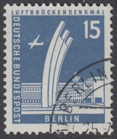 BERLIN 1956 Michel-Nummer 145 gestempelt EINZELMARKE (m)