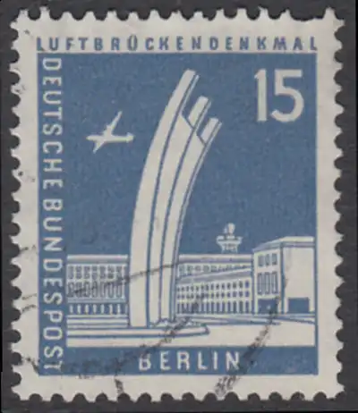 BERLIN 1956 Michel-Nummer 145 gestempelt EINZELMARKE (k)
