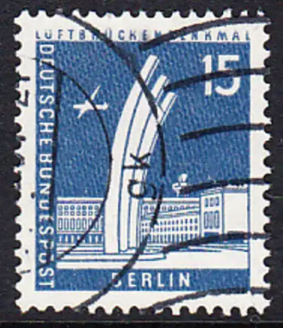 BERLIN 1956 Michel-Nummer 145 gestempelt EINZELMARKE (g)