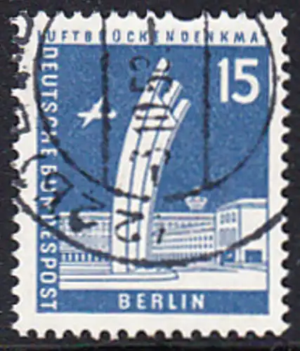 BERLIN 1956 Michel-Nummer 145 gestempelt EINZELMARKE (b)