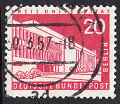 BERLIN 1956 Michel-Nummer 146 gestempelt EINZELMARKE (b)