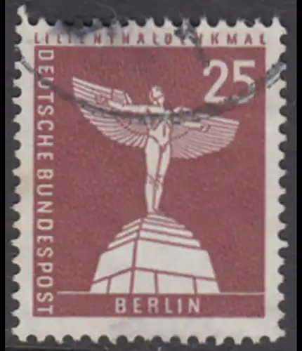 BERLIN 1956 Michel-Nummer 147 gestempelt EINZELMARKE (za)