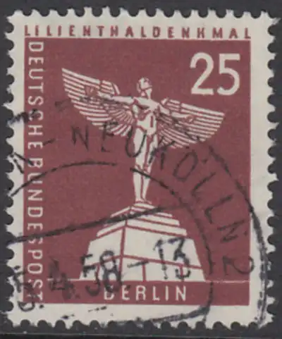 BERLIN 1956 Michel-Nummer 147 gestempelt EINZELMARKE (q)