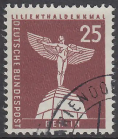 BERLIN 1956 Michel-Nummer 147 gestempelt EINZELMARKE (r)