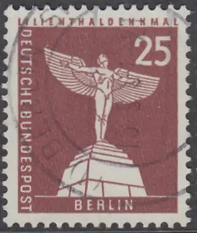 BERLIN 1956 Michel-Nummer 147 gestempelt EINZELMARKE (s)