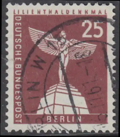 BERLIN 1956 Michel-Nummer 147 gestempelt EINZELMARKE (t)