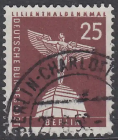 BERLIN 1956 Michel-Nummer 147 gestempelt EINZELMARKE (u)