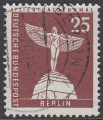 BERLIN 1956 Michel-Nummer 147 gestempelt EINZELMARKE (v)