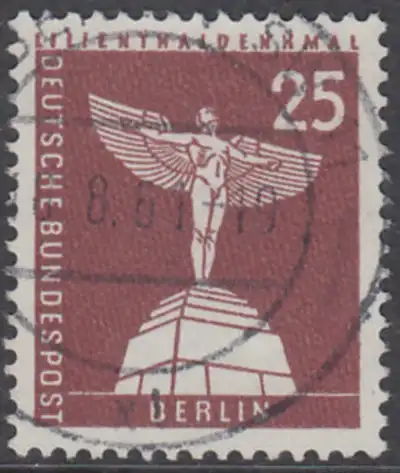 BERLIN 1956 Michel-Nummer 147 gestempelt EINZELMARKE (c)
