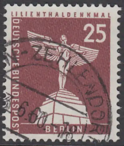 BERLIN 1956 Michel-Nummer 147 gestempelt EINZELMARKE (y)
