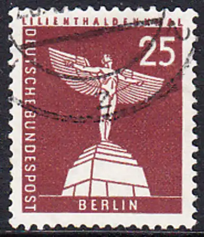 BERLIN 1956 Michel-Nummer 147 gestempelt EINZELMARKE (e)