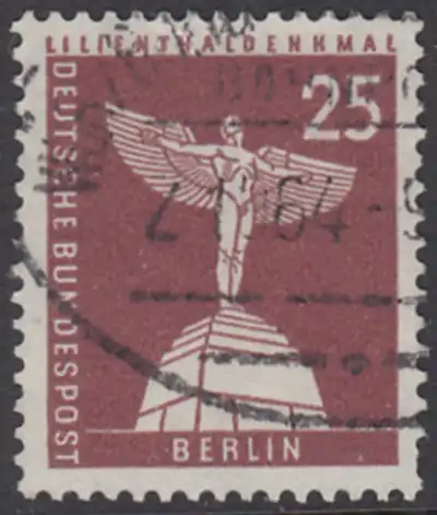 BERLIN 1956 Michel-Nummer 147 gestempelt EINZELMARKE (o)