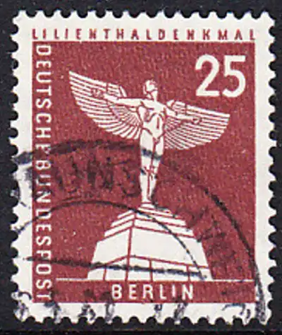 BERLIN 1956 Michel-Nummer 147 gestempelt EINZELMARKE (k)
