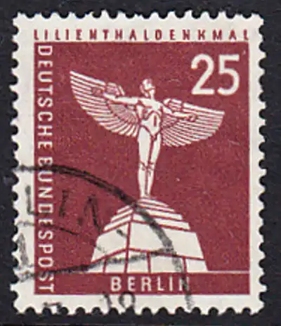 BERLIN 1956 Michel-Nummer 147 gestempelt EINZELMARKE (l)