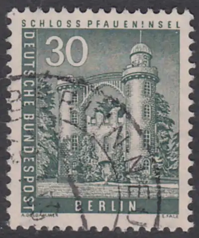 BERLIN 1956 Michel-Nummer 148 gestempelt EINZELMARKE (g)