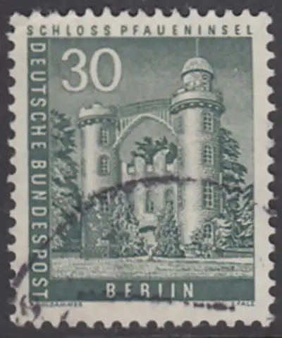 BERLIN 1956 Michel-Nummer 148 gestempelt EINZELMARKE (k)