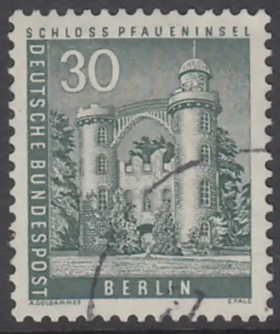 BERLIN 1956 Michel-Nummer 148 gestempelt EINZELMARKE (d)