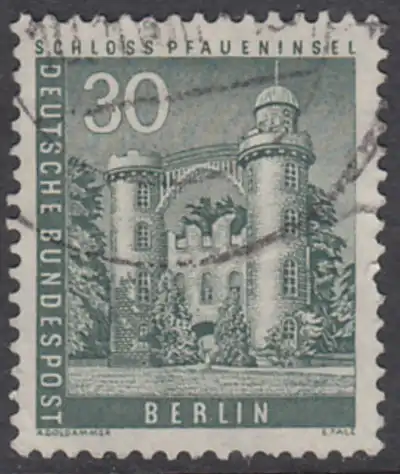 BERLIN 1956 Michel-Nummer 148 gestempelt EINZELMARKE (c)
