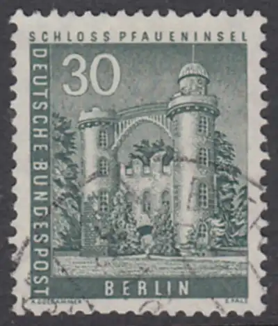 BERLIN 1956 Michel-Nummer 148 gestempelt EINZELMARKE (b)