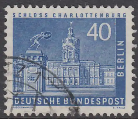 BERLIN 1956 Michel-Nummer 149 gestempelt EINZELMARKE (l)