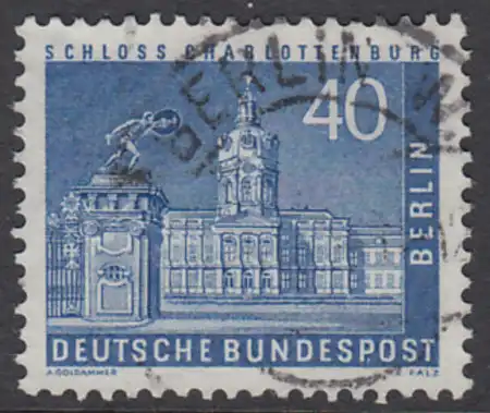 BERLIN 1956 Michel-Nummer 149 gestempelt EINZELMARKE (o)