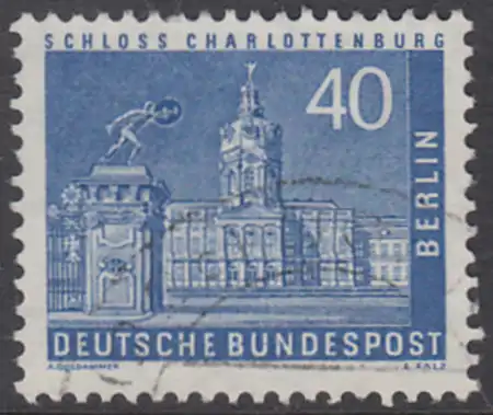 BERLIN 1956 Michel-Nummer 149 gestempelt EINZELMARKE (m)