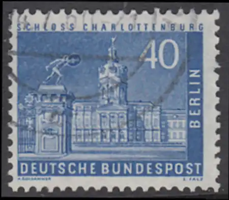 BERLIN 1956 Michel-Nummer 149 gestempelt EINZELMARKE (n)