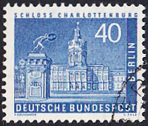 BERLIN 1956 Michel-Nummer 149 gestempelt EINZELMARKE (a)