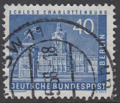BERLIN 1956 Michel-Nummer 149 gestempelt EINZELMARKE (c)