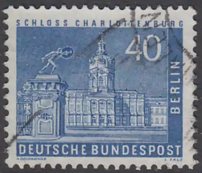 BERLIN 1956 Michel-Nummer 149 gestempelt EINZELMARKE (f)