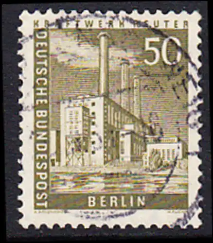 BERLIN 1956 Michel-Nummer 150 gestempelt EINZELMARKE (a)