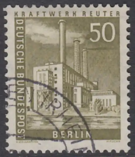 BERLIN 1956 Michel-Nummer 150 gestempelt EINZELMARKE (v)