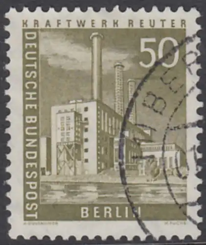 BERLIN 1956 Michel-Nummer 150 gestempelt EINZELMARKE (t)