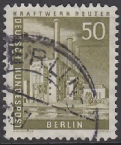 BERLIN 1956 Michel-Nummer 150 gestempelt EINZELMARKE (q)