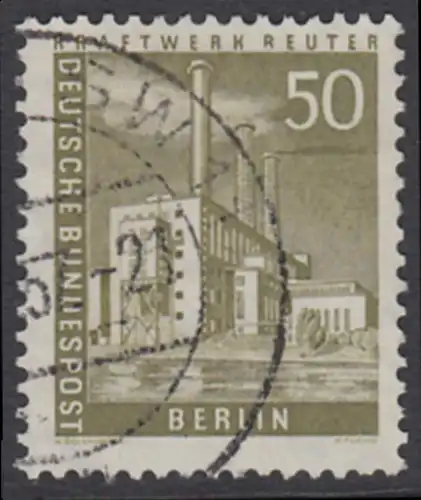 BERLIN 1956 Michel-Nummer 150 gestempelt EINZELMARKE (u)