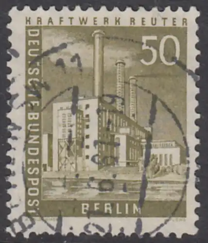 BERLIN 1956 Michel-Nummer 150 gestempelt EINZELMARKE (l)