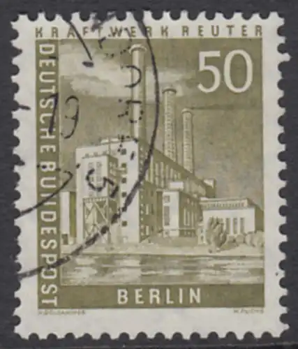BERLIN 1956 Michel-Nummer 150 gestempelt EINZELMARKE (f)