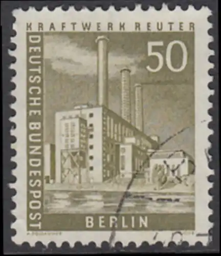 BERLIN 1956 Michel-Nummer 150 gestempelt EINZELMARKE (e)