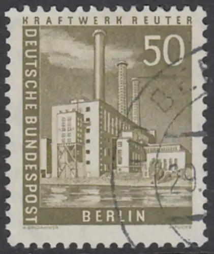 BERLIN 1956 Michel-Nummer 150 gestempelt EINZELMARKE (b)