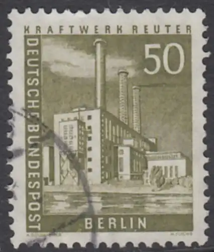 BERLIN 1956 Michel-Nummer 150 gestempelt EINZELMARKE (c)