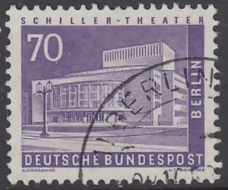 BERLIN 1956 Michel-Nummer 152 gestempelt EINZELMARKE (e)