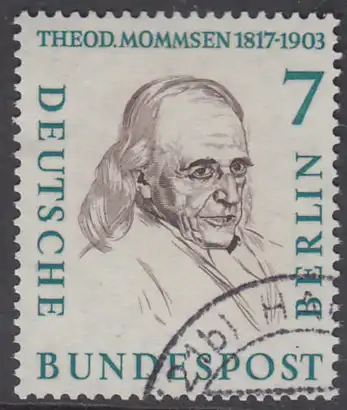 BERLIN 1957 Michel-Nummer 163 gestempelt EINZELMARKE (b)