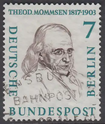 BERLIN 1957 Michel-Nummer 163 gestempelt EINZELMARKE (l)