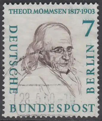 BERLIN 1957 Michel-Nummer 163 gestempelt EINZELMARKE (d)