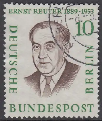 BERLIN 1957 Michel-Nummer 165 gestempelt EINZELMARKE (e)